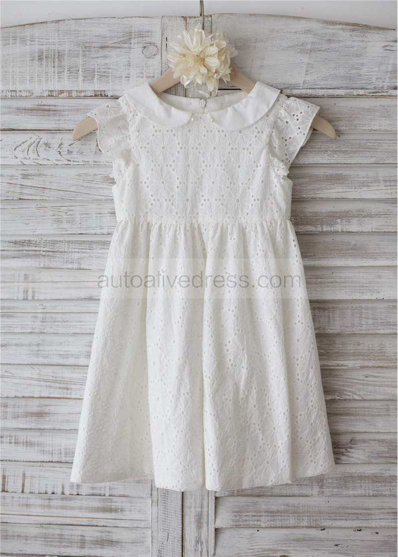 Peter Pan Collar Flower Girl Dress