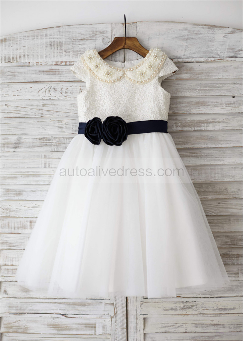 Peter Pan Collar Flower Girl Dress