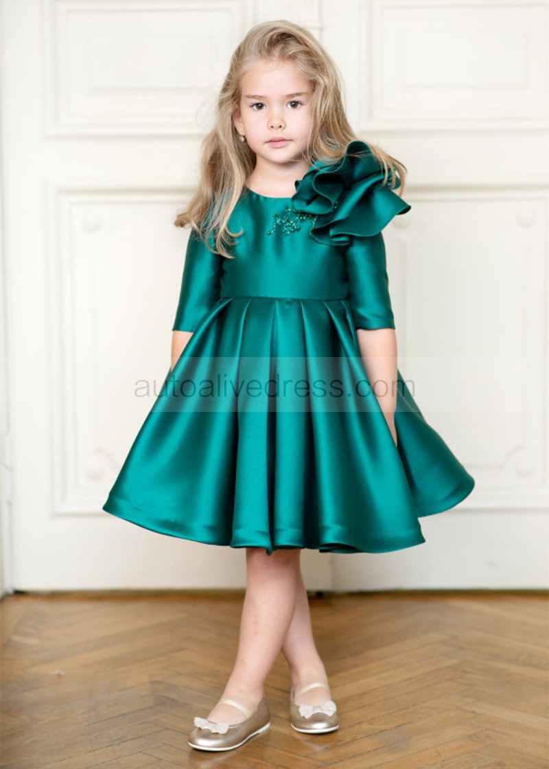 Mikado Flower Girl Dress