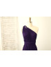 Plum Purple Jersey Multiway Wrap Convertible Bridesmaid Dress