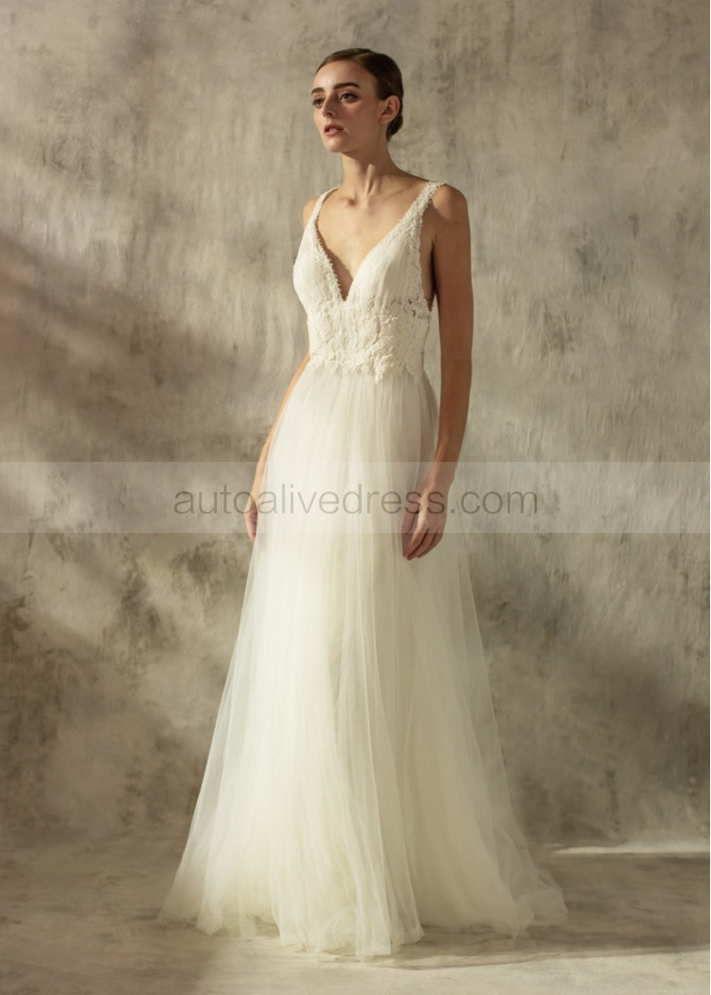 Ivory Velvet Wedding Dress